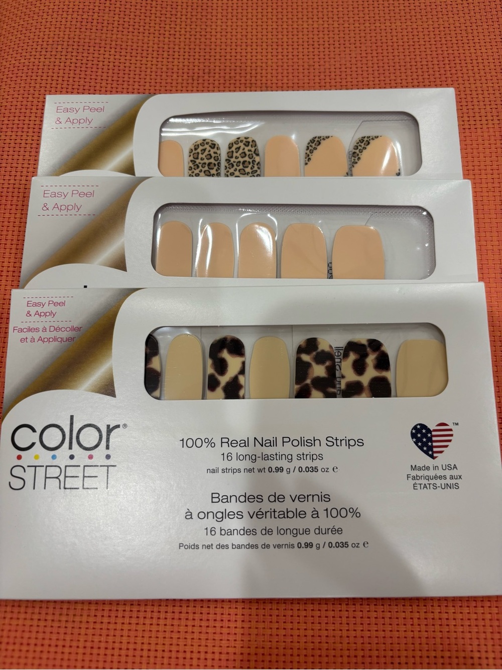 COLOR STREET Nail Polish Strips - 3 sets!